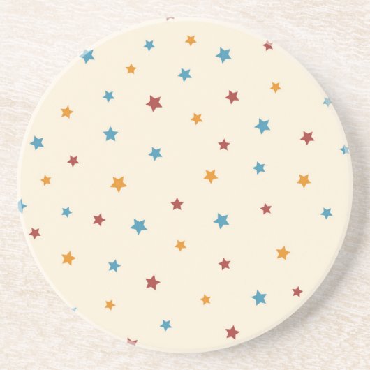 Stars patroon zandsteen onderzetter (Voorkant)