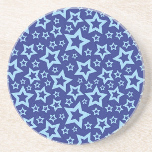 Stars patroon zandsteen onderzetter