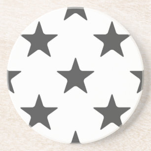 Stars patroon zandsteen onderzetter