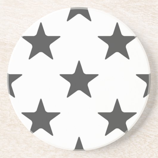 Stars patroon zandsteen onderzetter (Voorkant)