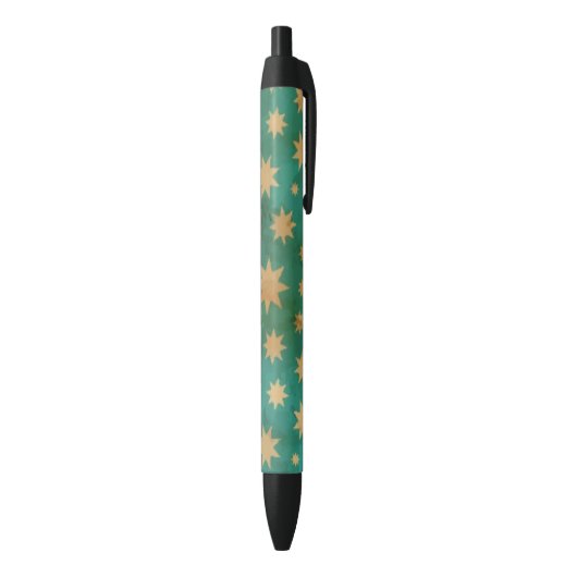 Stars patroon zwarte inkt pen (Achterkant (Verticaal))
