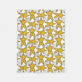 Stars patroondekens fleece deken (Voorkant)