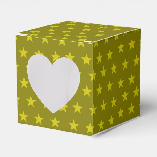 stars pattern bedankdoosjes (Voorkant Zijde)