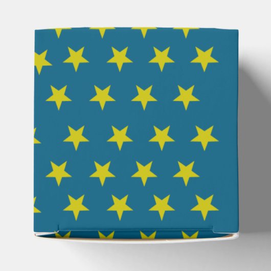 stars pattern bedankdoosjes (Bovenkant)