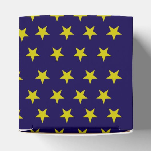 stars pattern bedankdoosjes (Bovenkant)