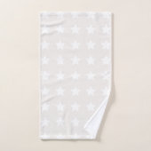 Stars Pattern Minimalist Soft Beige Neutraal Bad Handdoek (Handdoek)