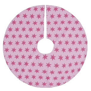 Stars Pattern Trending Colors Lila Roze Maroon Kerstboom Rok