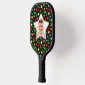 Stars Pickleball Star Player Custom Photo Colorful Paddle (Links)