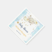 Stars Planet Clouds Blue Baby shower Servet (Hoek)