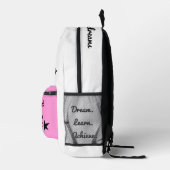 Stars & Quotes Schooltas Bedrukte Rugzak (Rechts)