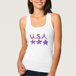 Stars Red, White, Blue Tanktop