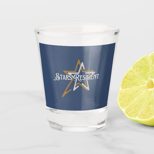 Stars Resilient - Shotglas Shot Glas (Voorkant)
