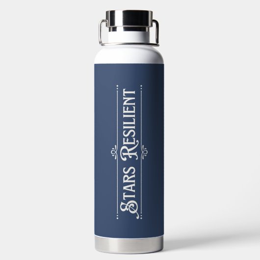 Stars Resilient - Water Bottle Waterfles (Achterkant)