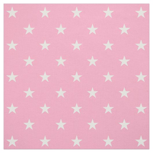 Stars roze stof (Swatch)