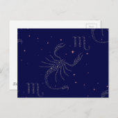 stars scorpio briefkaart (Voorkant / Achterkant)