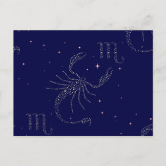 stars scorpio briefkaart