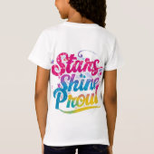Stars Shine Proud T-Shirt – Stralend patriottisme (Achterkant)
