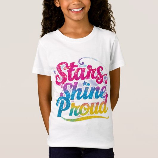 Stars Shine Proud T-Shirt – Stralend patriottisme (Voorkant)