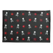 [ Stars + Skulls + Crossbones ] Hoesje Kussensloop (Achterkant)