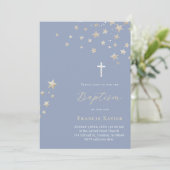 stars sky | Baptism  Kaart (Staand voorkant)