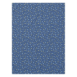 Stars Space Pattern Retro 1960s Geometric Blue Tafelkleed