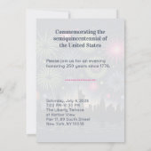 Stars, Sparks & 250 Years New York Celebration Kaart (Achterkant)