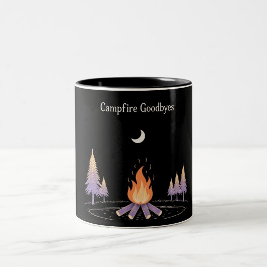 Stars & Sparks: One Last Campfire Goodbye Tweekleurige Koffiemok (Center)