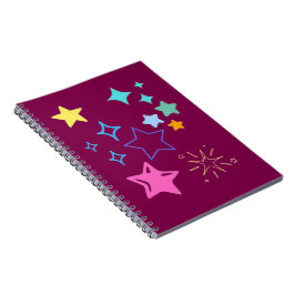Stars Spiral Photo Notebook Notitieboek