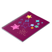 Stars Spiral Photo Notebook Notitieboek (Linkerzijde)