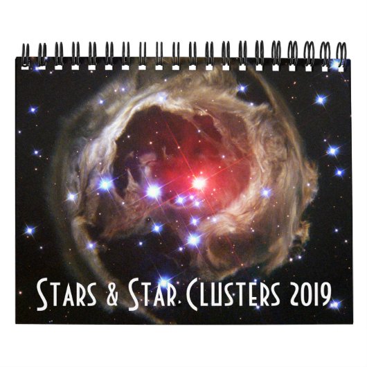 Stars Star Clusters 2019 Space Astronomy NASA Kalender (Hoes)