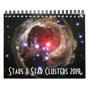 Stars Star Clusters 2019 Space Astronomy NASA Kalender