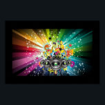 Stars & Streaks, Music Pop Art Poster<br><div class="desc">Stars & Streaks, Music Pop Art</div>