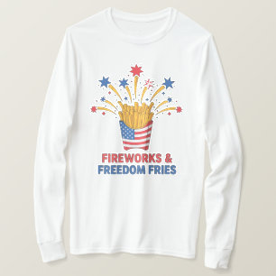 Stars, Strepen & Knapperige Nachten Grappig 4 Juli T-shirt