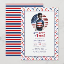 Stars, Strepen & Leuke Patriottische Jongs Verjaar