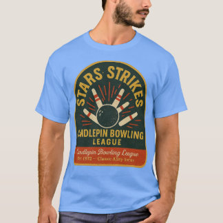 Stars & Strikes Candlepin Bowling T-shirt