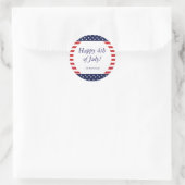 Stars & Stripes 4e juli Memorial Day Sticker (Tas)