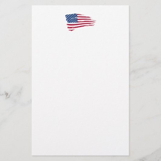 Stars & Stripes American Pride Briefpapier (Voorkant)