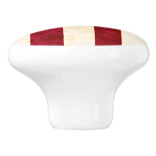 Stars & Stripes Americana Style USA Flag Patriotic Keramische Knop (Zijkant)