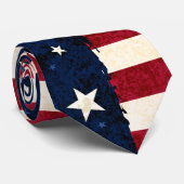 Stars & Stripes Americana Style USA Flag Patriotic Stropdas (Opgerold)