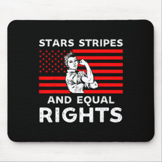 Stars stripes and Equal rights 4e juli vrouwen Muismat