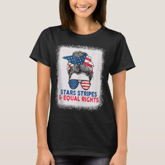 Stars stripes and Equal rights 4e juli Vrouwen T-shirt