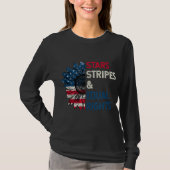Stars stripes and Equal rights 4e juli Vrouwen T-shirt (Voorkant)