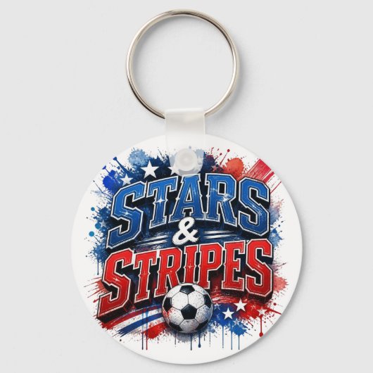 Stars & Stripes - bijnaam van het nationale team v Sleutelhanger (Voorkant)