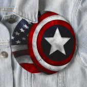 Stars & Stripes/Colossal, 6-inch ronde Button (In situ)