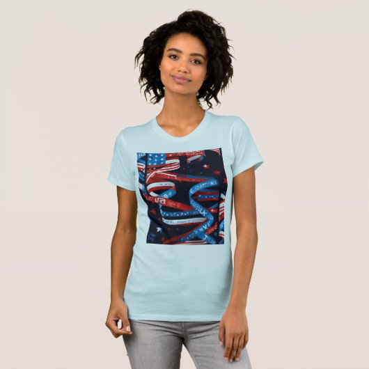 Stars & Stripes DNA T-shirt (Voorkant volledig)