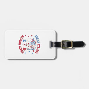 Stars Stripes E D Redden Levens Bagagelabel