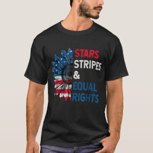 Stars stripes Equal rights 4e juli 2010 T-shirt