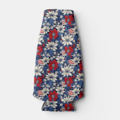 Stars & Stripes Floral Elegance Flesjeskoeler (Voorkant)