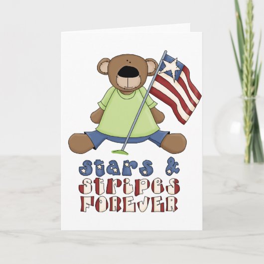 Stars & Stripes Forever Kaart (Voorkant)