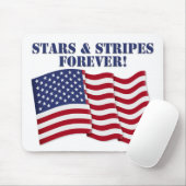STARS & STRIPES FOREVER! MUISMAT (Met muis)